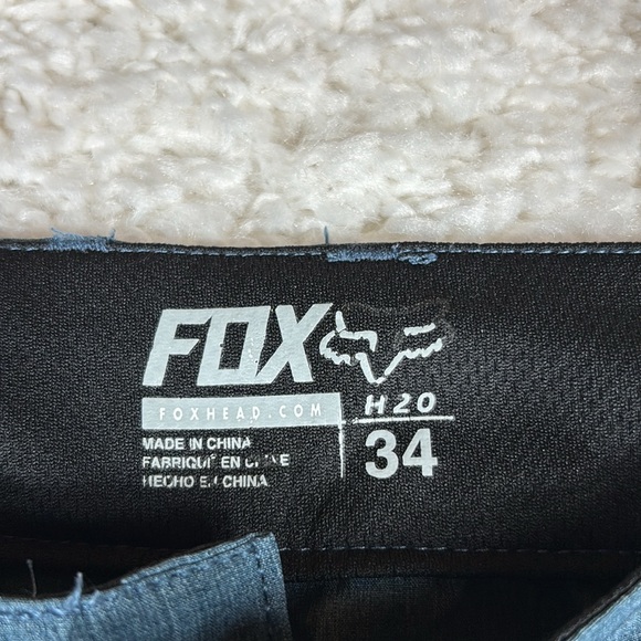 Fox Racing Board Shorts Men 34 Hybrid Blue Hike Camp Beach Surf Outdoor - Picture 4 of 11